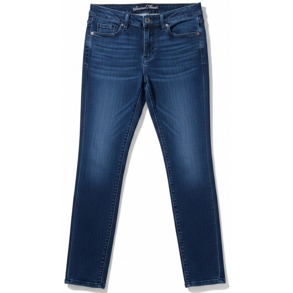 Universal Thread Womens Size 6 28x30 Dark Wash Skinny Jeans Stretch Denim